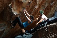 Bouldering in Hueco Tanks on 03/15/2019 with Blue Lizard Climbing and Yoga

Filename: SRM_20190315_1431570.jpg
Aperture: f/5.6
Shutter Speed: 1/400
Body: Canon EOS-1D Mark II
Lens: Canon EF 50mm f/1.8 II