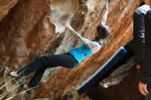 Bouldering in Hueco Tanks on 03/15/2019 with Blue Lizard Climbing and Yoga

Filename: SRM_20190315_1436420.jpg
Aperture: f/5.6
Shutter Speed: 1/80
Body: Canon EOS-1D Mark II
Lens: Canon EF 50mm f/1.8 II