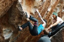 Bouldering in Hueco Tanks on 03/15/2019 with Blue Lizard Climbing and Yoga

Filename: SRM_20190315_1447490.jpg
Aperture: f/4.0
Shutter Speed: 1/400
Body: Canon EOS-1D Mark II
Lens: Canon EF 50mm f/1.8 II