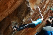 Bouldering in Hueco Tanks on 03/15/2019 with Blue Lizard Climbing and Yoga

Filename: SRM_20190315_1458240.jpg
Aperture: f/4.0
Shutter Speed: 1/800
Body: Canon EOS-1D Mark II
Lens: Canon EF 50mm f/1.8 II