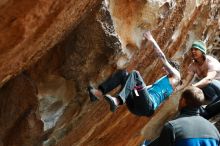 Bouldering in Hueco Tanks on 03/15/2019 with Blue Lizard Climbing and Yoga

Filename: SRM_20190315_1458260.jpg
Aperture: f/4.0
Shutter Speed: 1/800
Body: Canon EOS-1D Mark II
Lens: Canon EF 50mm f/1.8 II