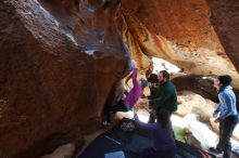 Bouldering in Hueco Tanks on 03/15/2019 with Blue Lizard Climbing and Yoga

Filename: SRM_20190315_1550270.jpg
Aperture: f/5.0
Shutter Speed: 1/200
Body: Canon EOS-1D Mark II
Lens: Canon EF 16-35mm f/2.8 L