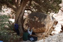 Bouldering in Hueco Tanks on 03/15/2019 with Blue Lizard Climbing and Yoga

Filename: SRM_20190315_1617060.jpg
Aperture: f/5.6
Shutter Speed: 1/250
Body: Canon EOS-1D Mark II
Lens: Canon EF 16-35mm f/2.8 L