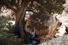 Bouldering in Hueco Tanks on 03/15/2019 with Blue Lizard Climbing and Yoga

Filename: SRM_20190315_1617061.jpg
Aperture: f/5.6
Shutter Speed: 1/250
Body: Canon EOS-1D Mark II
Lens: Canon EF 16-35mm f/2.8 L