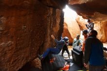 Bouldering in Hueco Tanks on 03/15/2019 with Blue Lizard Climbing and Yoga

Filename: SRM_20190315_1644150.jpg
Aperture: f/4.5
Shutter Speed: 1/100
Body: Canon EOS-1D Mark II
Lens: Canon EF 16-35mm f/2.8 L