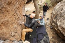 Bouldering in Hueco Tanks on 03/16/2019 with Blue Lizard Climbing and Yoga

Filename: SRM_20190316_1119420.jpg
Aperture: f/3.5
Shutter Speed: 1/160
Body: Canon EOS-1D Mark II
Lens: Canon EF 16-35mm f/2.8 L