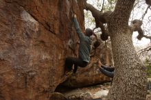 Bouldering in Hueco Tanks on 03/16/2019 with Blue Lizard Climbing and Yoga

Filename: SRM_20190316_1132230.jpg
Aperture: f/5.6
Shutter Speed: 1/100
Body: Canon EOS-1D Mark II
Lens: Canon EF 16-35mm f/2.8 L