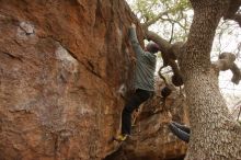 Bouldering in Hueco Tanks on 03/16/2019 with Blue Lizard Climbing and Yoga

Filename: SRM_20190316_1132300.jpg
Aperture: f/5.0
Shutter Speed: 1/100
Body: Canon EOS-1D Mark II
Lens: Canon EF 16-35mm f/2.8 L