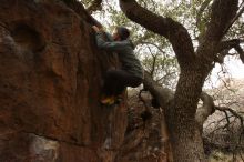 Bouldering in Hueco Tanks on 03/16/2019 with Blue Lizard Climbing and Yoga

Filename: SRM_20190316_1132440.jpg
Aperture: f/7.1
Shutter Speed: 1/100
Body: Canon EOS-1D Mark II
Lens: Canon EF 16-35mm f/2.8 L