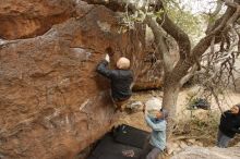 Bouldering in Hueco Tanks on 03/16/2019 with Blue Lizard Climbing and Yoga

Filename: SRM_20190316_1135560.jpg
Aperture: f/5.0
Shutter Speed: 1/100
Body: Canon EOS-1D Mark II
Lens: Canon EF 16-35mm f/2.8 L