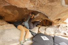 Bouldering in Hueco Tanks on 03/16/2019 with Blue Lizard Climbing and Yoga

Filename: SRM_20190316_1220510.jpg
Aperture: f/4.0
Shutter Speed: 1/125
Body: Canon EOS-1D Mark II
Lens: Canon EF 16-35mm f/2.8 L