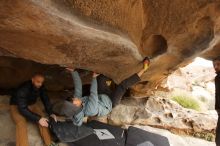 Bouldering in Hueco Tanks on 03/16/2019 with Blue Lizard Climbing and Yoga

Filename: SRM_20190316_1221080.jpg
Aperture: f/6.3
Shutter Speed: 1/160
Body: Canon EOS-1D Mark II
Lens: Canon EF 16-35mm f/2.8 L