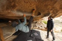 Bouldering in Hueco Tanks on 03/16/2019 with Blue Lizard Climbing and Yoga

Filename: SRM_20190316_1221180.jpg
Aperture: f/7.1
Shutter Speed: 1/160
Body: Canon EOS-1D Mark II
Lens: Canon EF 16-35mm f/2.8 L