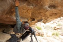 Bouldering in Hueco Tanks on 03/16/2019 with Blue Lizard Climbing and Yoga

Filename: SRM_20190316_1221310.jpg
Aperture: f/6.3
Shutter Speed: 1/160
Body: Canon EOS-1D Mark II
Lens: Canon EF 16-35mm f/2.8 L