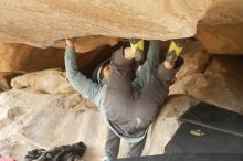 Bouldering in Hueco Tanks on 03/16/2019 with Blue Lizard Climbing and Yoga

Filename: SRM_20190316_1251460.jpg
Aperture: f/2.8
Shutter Speed: 1/160
Body: Canon EOS-1D Mark II
Lens: Canon EF 50mm f/1.8 II