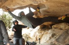 Bouldering in Hueco Tanks on 03/16/2019 with Blue Lizard Climbing and Yoga

Filename: SRM_20190316_1252090.jpg
Aperture: f/2.8
Shutter Speed: 1/500
Body: Canon EOS-1D Mark II
Lens: Canon EF 50mm f/1.8 II