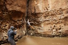 Bouldering in Hueco Tanks on 03/16/2019 with Blue Lizard Climbing and Yoga

Filename: SRM_20190316_1359420.jpg
Aperture: f/5.0
Shutter Speed: 1/50
Body: Canon EOS-1D Mark II
Lens: Canon EF 16-35mm f/2.8 L