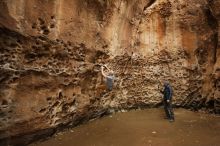 Bouldering in Hueco Tanks on 03/16/2019 with Blue Lizard Climbing and Yoga

Filename: SRM_20190316_1400100.jpg
Aperture: f/5.6
Shutter Speed: 1/60
Body: Canon EOS-1D Mark II
Lens: Canon EF 16-35mm f/2.8 L