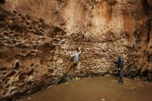 Bouldering in Hueco Tanks on 03/16/2019 with Blue Lizard Climbing and Yoga

Filename: SRM_20190316_1400180.jpg
Aperture: f/5.6
Shutter Speed: 1/60
Body: Canon EOS-1D Mark II
Lens: Canon EF 16-35mm f/2.8 L