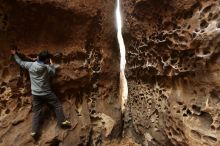 Bouldering in Hueco Tanks on 03/16/2019 with Blue Lizard Climbing and Yoga

Filename: SRM_20190316_1401350.jpg
Aperture: f/4.0
Shutter Speed: 1/60
Body: Canon EOS-1D Mark II
Lens: Canon EF 16-35mm f/2.8 L