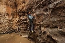 Bouldering in Hueco Tanks on 03/16/2019 with Blue Lizard Climbing and Yoga

Filename: SRM_20190316_1404040.jpg
Aperture: f/5.0
Shutter Speed: 1/60
Body: Canon EOS-1D Mark II
Lens: Canon EF 16-35mm f/2.8 L