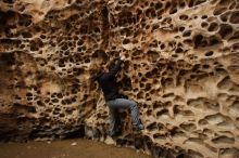 Bouldering in Hueco Tanks on 03/16/2019 with Blue Lizard Climbing and Yoga

Filename: SRM_20190316_1404580.jpg
Aperture: f/6.3
Shutter Speed: 1/60
Body: Canon EOS-1D Mark II
Lens: Canon EF 16-35mm f/2.8 L