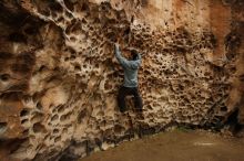 Bouldering in Hueco Tanks on 03/16/2019 with Blue Lizard Climbing and Yoga

Filename: SRM_20190316_1406220.jpg
Aperture: f/7.1
Shutter Speed: 1/60
Body: Canon EOS-1D Mark II
Lens: Canon EF 16-35mm f/2.8 L