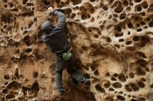 Bouldering in Hueco Tanks on 03/16/2019 with Blue Lizard Climbing and Yoga

Filename: SRM_20190316_1409170.jpg
Aperture: f/2.8
Shutter Speed: 1/125
Body: Canon EOS-1D Mark II
Lens: Canon EF 50mm f/1.8 II