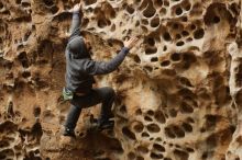 Bouldering in Hueco Tanks on 03/16/2019 with Blue Lizard Climbing and Yoga

Filename: SRM_20190316_1409240.jpg
Aperture: f/2.8
Shutter Speed: 1/125
Body: Canon EOS-1D Mark II
Lens: Canon EF 50mm f/1.8 II