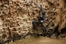 Bouldering in Hueco Tanks on 03/16/2019 with Blue Lizard Climbing and Yoga

Filename: SRM_20190316_1414150.jpg
Aperture: f/2.8
Shutter Speed: 1/200
Body: Canon EOS-1D Mark II
Lens: Canon EF 50mm f/1.8 II