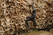 Bouldering in Hueco Tanks on 03/16/2019 with Blue Lizard Climbing and Yoga

Filename: SRM_20190316_1414240.jpg
Aperture: f/2.8
Shutter Speed: 1/200
Body: Canon EOS-1D Mark II
Lens: Canon EF 50mm f/1.8 II