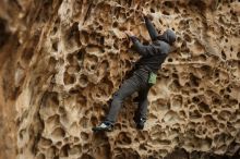 Bouldering in Hueco Tanks on 03/16/2019 with Blue Lizard Climbing and Yoga

Filename: SRM_20190316_1414280.jpg
Aperture: f/2.8
Shutter Speed: 1/250
Body: Canon EOS-1D Mark II
Lens: Canon EF 50mm f/1.8 II