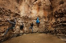 Bouldering in Hueco Tanks on 03/16/2019 with Blue Lizard Climbing and Yoga

Filename: SRM_20190316_1415340.jpg
Aperture: f/5.6
Shutter Speed: 1/50
Body: Canon EOS-1D Mark II
Lens: Canon EF 16-35mm f/2.8 L