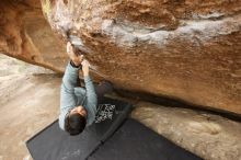 Bouldering in Hueco Tanks on 03/16/2019 with Blue Lizard Climbing and Yoga

Filename: SRM_20190316_1500040.jpg
Aperture: f/5.6
Shutter Speed: 1/200
Body: Canon EOS-1D Mark II
Lens: Canon EF 16-35mm f/2.8 L