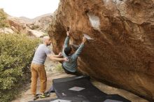 Bouldering in Hueco Tanks on 03/16/2019 with Blue Lizard Climbing and Yoga

Filename: SRM_20190316_1505171.jpg
Aperture: f/5.6
Shutter Speed: 1/500
Body: Canon EOS-1D Mark II
Lens: Canon EF 16-35mm f/2.8 L