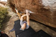 Bouldering in Hueco Tanks on 03/16/2019 with Blue Lizard Climbing and Yoga

Filename: SRM_20190316_1514070.jpg
Aperture: f/5.6
Shutter Speed: 1/400
Body: Canon EOS-1D Mark II
Lens: Canon EF 16-35mm f/2.8 L