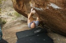 Bouldering in Hueco Tanks on 03/16/2019 with Blue Lizard Climbing and Yoga

Filename: SRM_20190316_1518390.jpg
Aperture: f/2.8
Shutter Speed: 1/400
Body: Canon EOS-1D Mark II
Lens: Canon EF 50mm f/1.8 II