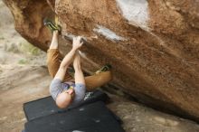 Bouldering in Hueco Tanks on 03/16/2019 with Blue Lizard Climbing and Yoga

Filename: SRM_20190316_1518530.jpg
Aperture: f/2.8
Shutter Speed: 1/320
Body: Canon EOS-1D Mark II
Lens: Canon EF 50mm f/1.8 II