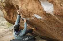 Bouldering in Hueco Tanks on 03/16/2019 with Blue Lizard Climbing and Yoga

Filename: SRM_20190316_1520280.jpg
Aperture: f/2.8
Shutter Speed: 1/250
Body: Canon EOS-1D Mark II
Lens: Canon EF 50mm f/1.8 II