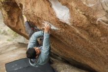 Bouldering in Hueco Tanks on 03/16/2019 with Blue Lizard Climbing and Yoga

Filename: SRM_20190316_1520410.jpg
Aperture: f/2.8
Shutter Speed: 1/250
Body: Canon EOS-1D Mark II
Lens: Canon EF 50mm f/1.8 II