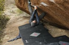Bouldering in Hueco Tanks on 03/16/2019 with Blue Lizard Climbing and Yoga

Filename: SRM_20190316_1522450.jpg
Aperture: f/2.8
Shutter Speed: 1/400
Body: Canon EOS-1D Mark II
Lens: Canon EF 50mm f/1.8 II