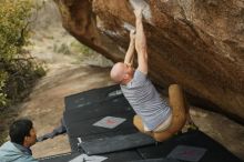 Bouldering in Hueco Tanks on 03/16/2019 with Blue Lizard Climbing and Yoga

Filename: SRM_20190316_1528171.jpg
Aperture: f/2.8
Shutter Speed: 1/640
Body: Canon EOS-1D Mark II
Lens: Canon EF 50mm f/1.8 II