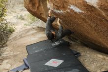 Bouldering in Hueco Tanks on 03/16/2019 with Blue Lizard Climbing and Yoga

Filename: SRM_20190316_1537450.jpg
Aperture: f/2.8
Shutter Speed: 1/320
Body: Canon EOS-1D Mark II
Lens: Canon EF 50mm f/1.8 II