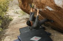 Bouldering in Hueco Tanks on 03/16/2019 with Blue Lizard Climbing and Yoga

Filename: SRM_20190316_1537540.jpg
Aperture: f/2.8
Shutter Speed: 1/400
Body: Canon EOS-1D Mark II
Lens: Canon EF 50mm f/1.8 II