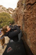 Bouldering in Hueco Tanks on 03/16/2019 with Blue Lizard Climbing and Yoga

Filename: SRM_20190316_1547100.jpg
Aperture: f/5.6
Shutter Speed: 1/640
Body: Canon EOS-1D Mark II
Lens: Canon EF 16-35mm f/2.8 L