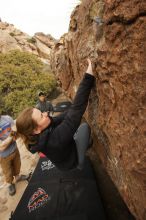 Bouldering in Hueco Tanks on 03/16/2019 with Blue Lizard Climbing and Yoga

Filename: SRM_20190316_1547101.jpg
Aperture: f/5.6
Shutter Speed: 1/640
Body: Canon EOS-1D Mark II
Lens: Canon EF 16-35mm f/2.8 L