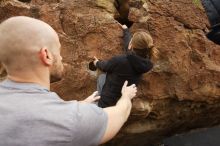 Bouldering in Hueco Tanks on 03/16/2019 with Blue Lizard Climbing and Yoga

Filename: SRM_20190316_1547480.jpg
Aperture: f/5.6
Shutter Speed: 1/640
Body: Canon EOS-1D Mark II
Lens: Canon EF 16-35mm f/2.8 L