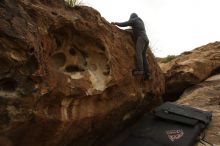 Bouldering in Hueco Tanks on 03/16/2019 with Blue Lizard Climbing and Yoga

Filename: SRM_20190316_1548180.jpg
Aperture: f/5.6
Shutter Speed: 1/1600
Body: Canon EOS-1D Mark II
Lens: Canon EF 16-35mm f/2.8 L