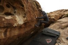 Bouldering in Hueco Tanks on 03/16/2019 with Blue Lizard Climbing and Yoga

Filename: SRM_20190316_1549510.jpg
Aperture: f/5.6
Shutter Speed: 1/1000
Body: Canon EOS-1D Mark II
Lens: Canon EF 16-35mm f/2.8 L