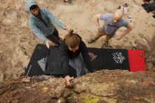 Bouldering in Hueco Tanks on 03/16/2019 with Blue Lizard Climbing and Yoga

Filename: SRM_20190316_1551470.jpg
Aperture: f/5.6
Shutter Speed: 1/1250
Body: Canon EOS-1D Mark II
Lens: Canon EF 16-35mm f/2.8 L